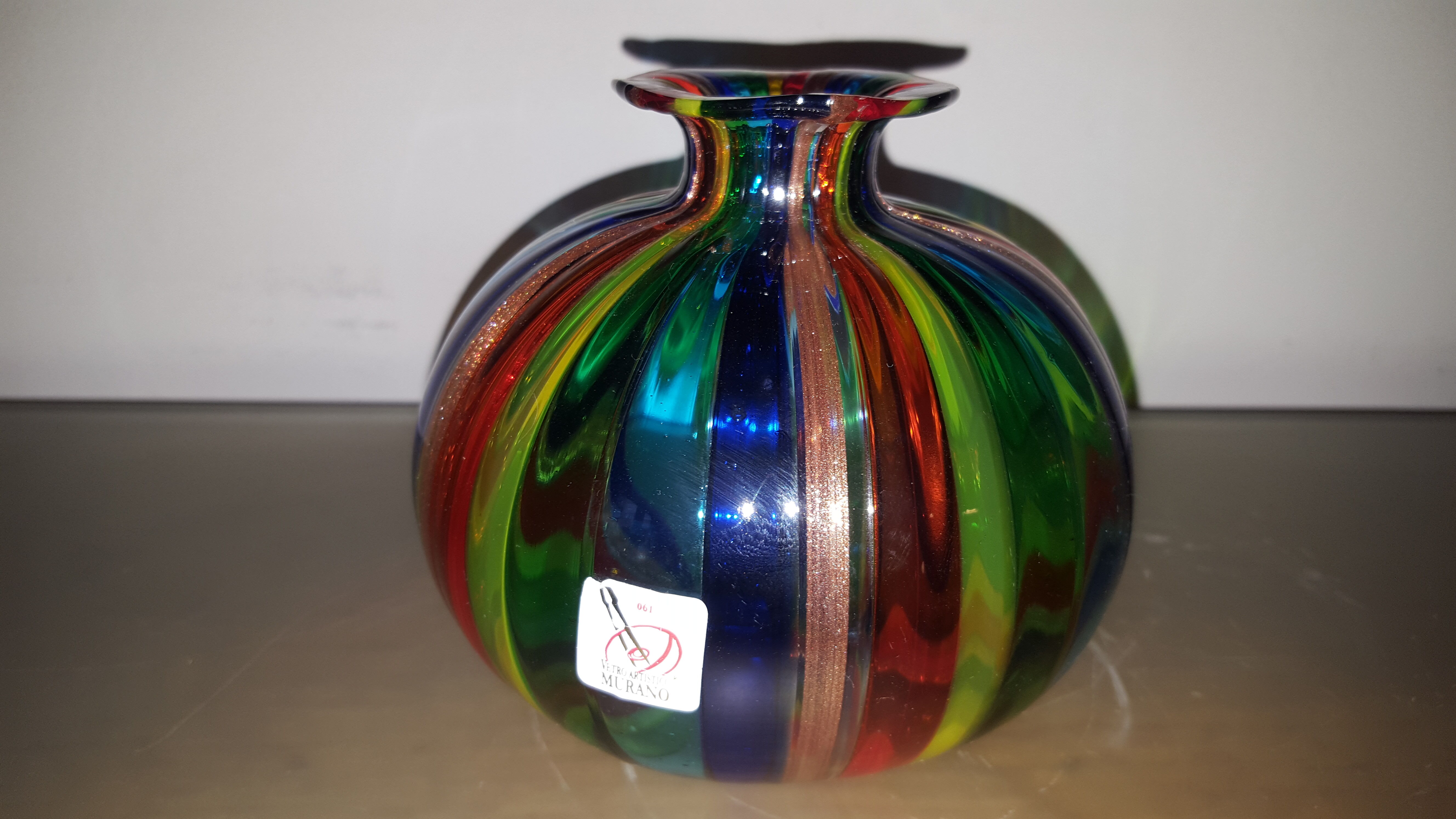 Murano multicolored vase