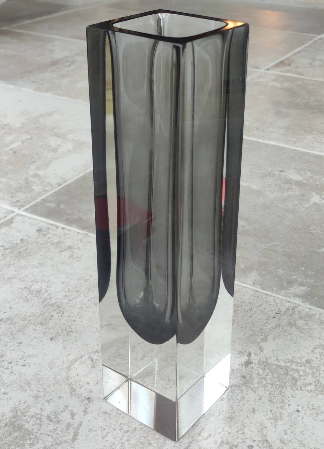 Murano Glass Vase Flavio Poli Seguso Italian design