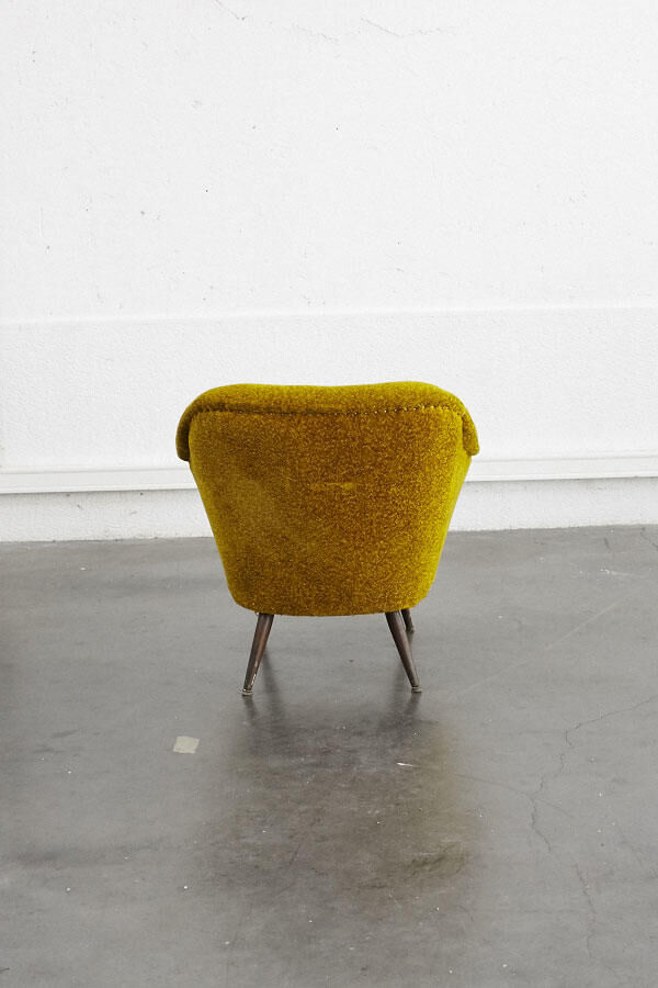 Yellow vintage armchair