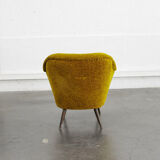 Yellow vintage armchair