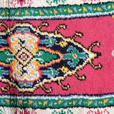 Tapis vintage français Savonnerie en laine – 90 x 176 cm – Années 1960