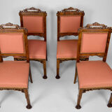 Set of 4 Japanese chairs by Gabriel Viardot, circa 1880