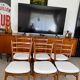Old vintage Scandinavian style chair X6