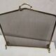 Brass fire screen