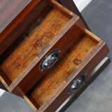 Apothecary furniture in mahogany Netherlands 1930s