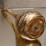 Soliflore vase in tinted glass with marbled decoration Murano Venice