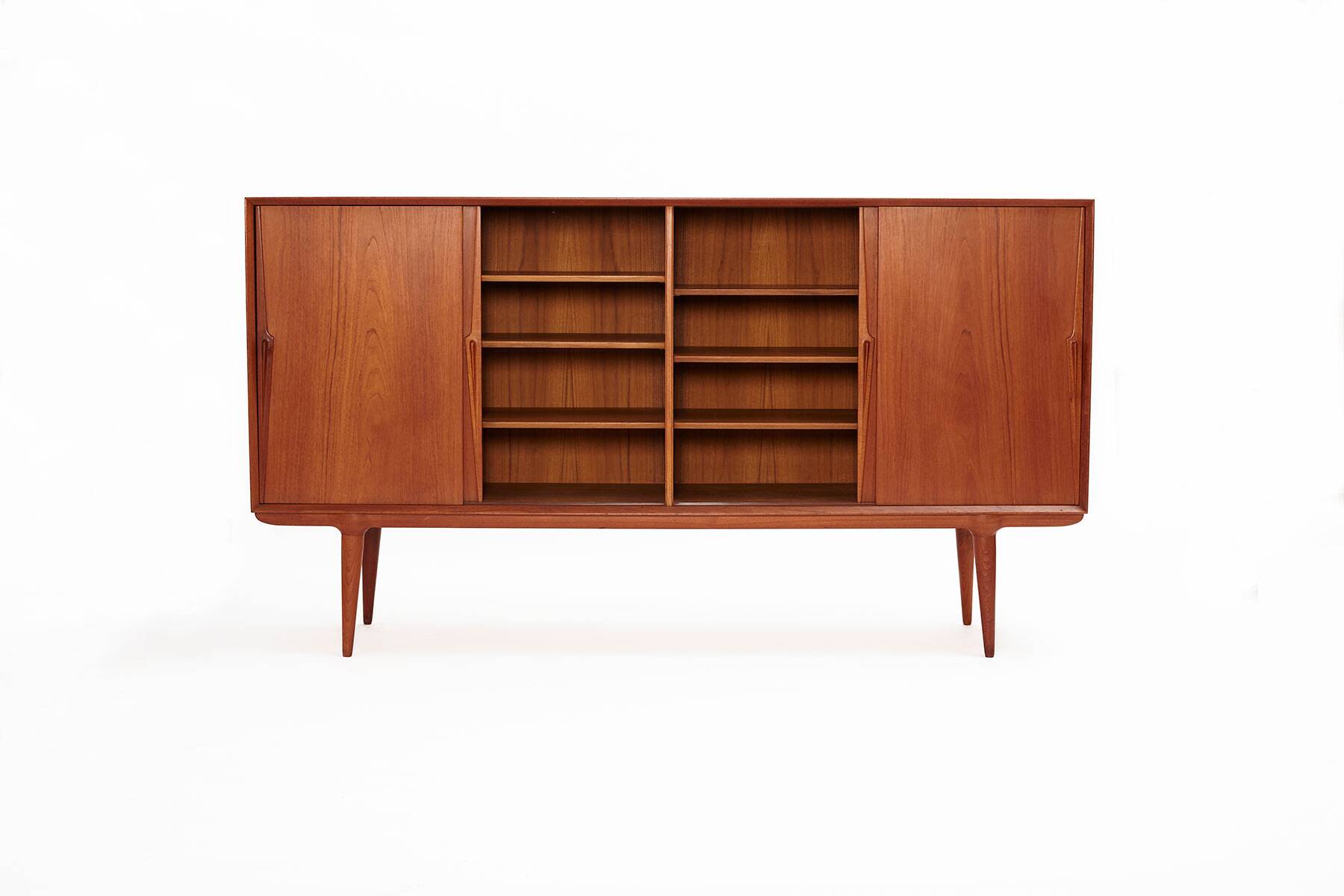 High sideboard model 19 designed by Gunni Omann for Omann Jun Møbelfabrik