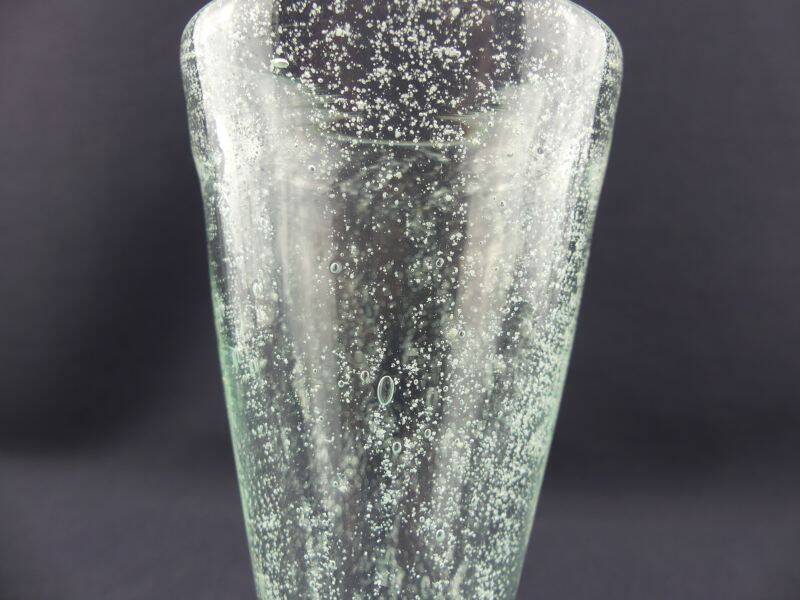 6 bubble glass champagne flutes