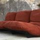 3-seater sofa marsala by Michel Ducaroy for Roset France - design 1970