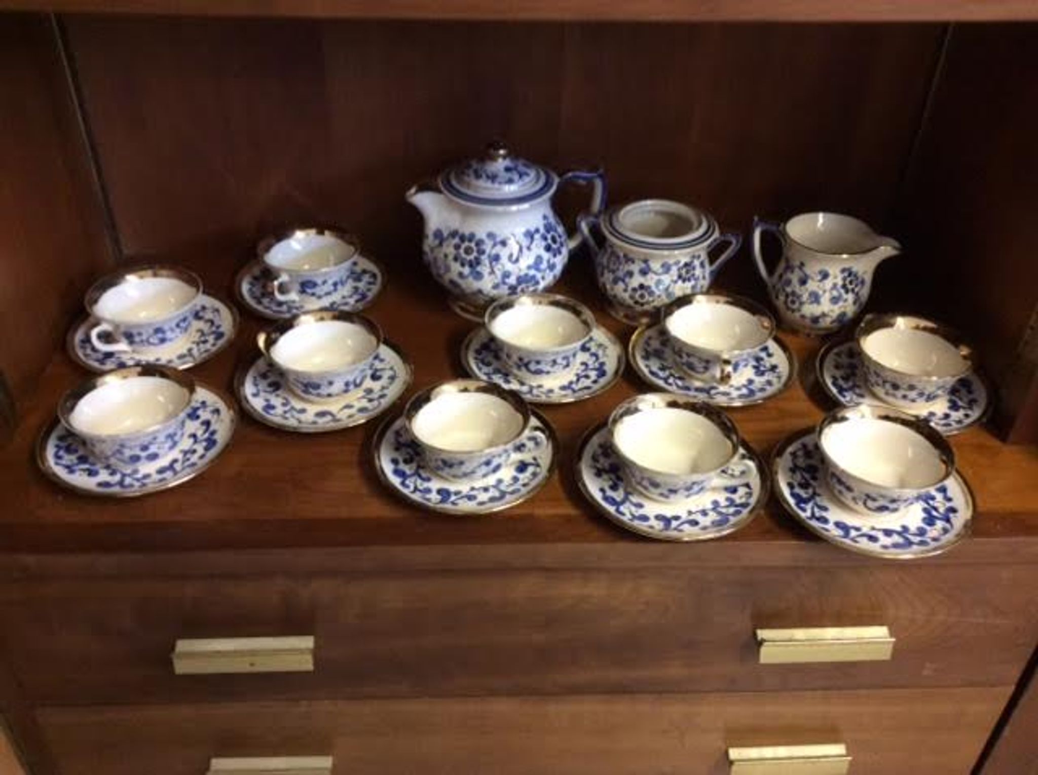 Porcelain coffee set