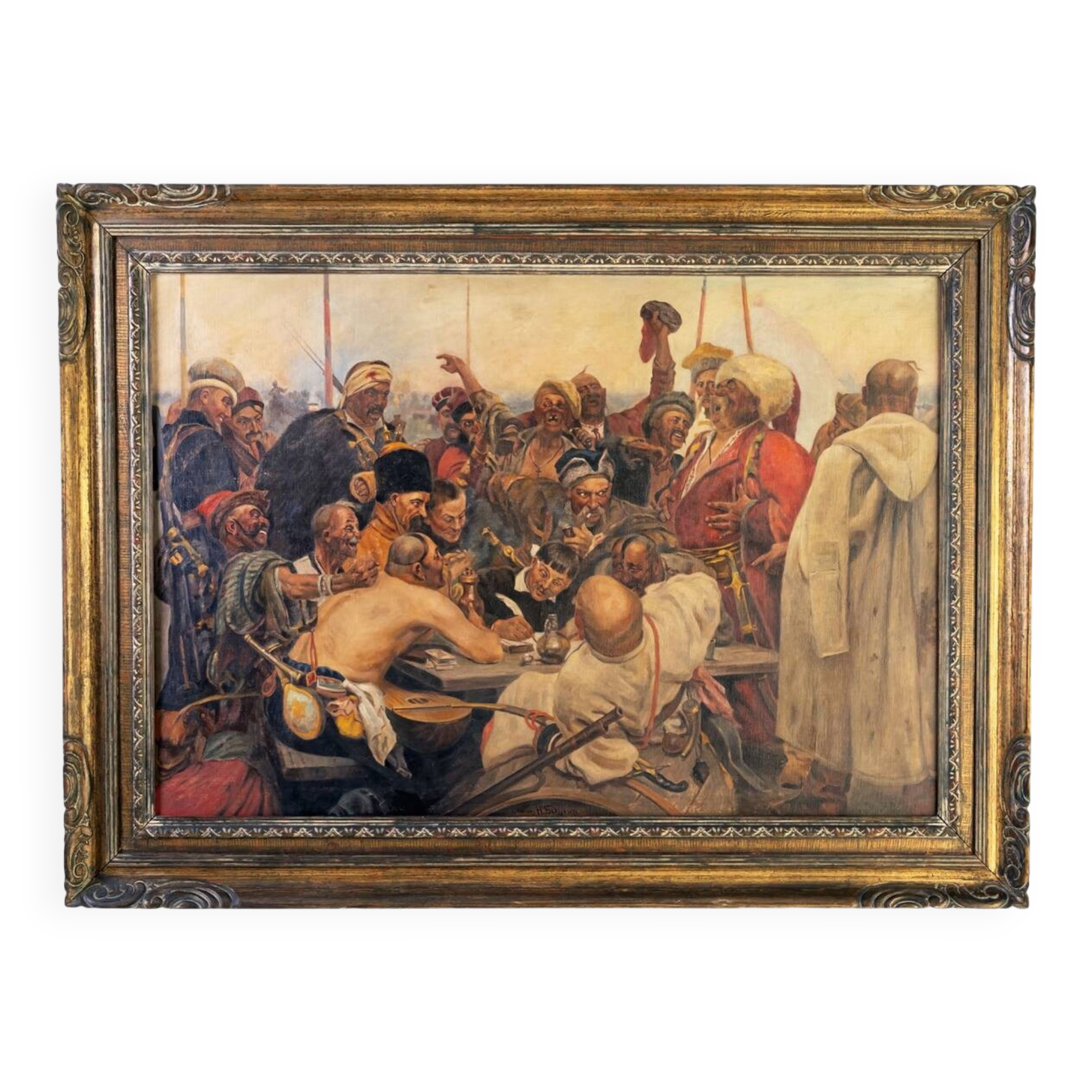 Zaporozhians Letter, Nikolai Bakulin, 1930s–1950s, Czechoslovakia