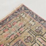 4x8 Pale Red Oriental Vintage Rug, 132x260Cm