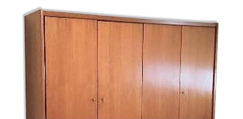 Vintage Scandinavian teak wardrobe