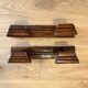 Set of 2 wooden coat hooks