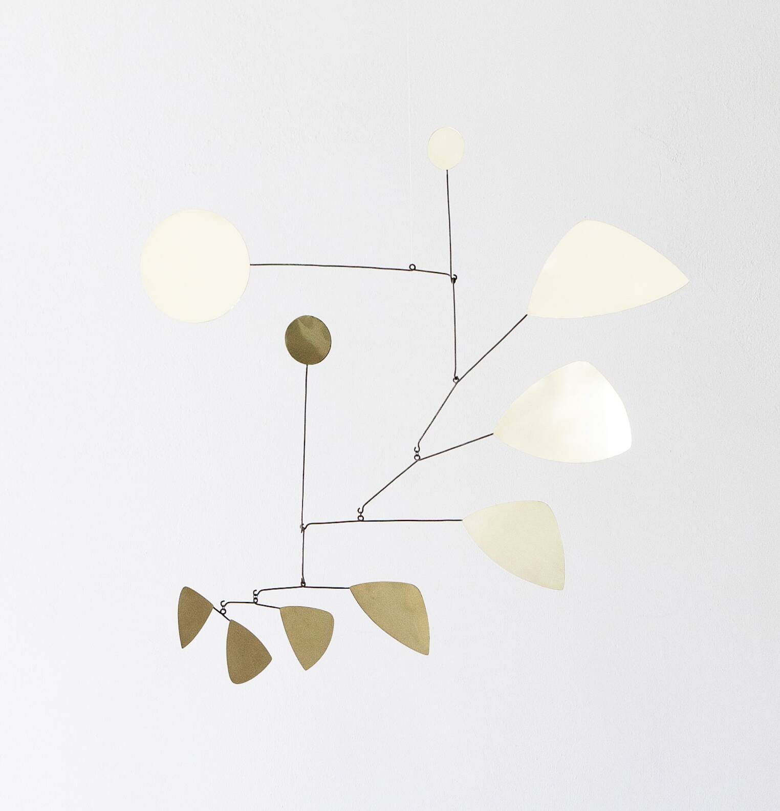 XXL mobile sculpture in modernist brass An exceptional and rare piece