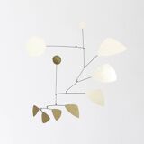 XXL mobile sculpture in modernist brass An exceptional and rare piece