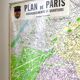 Affiche géographqie - Plan de Paris, 1981