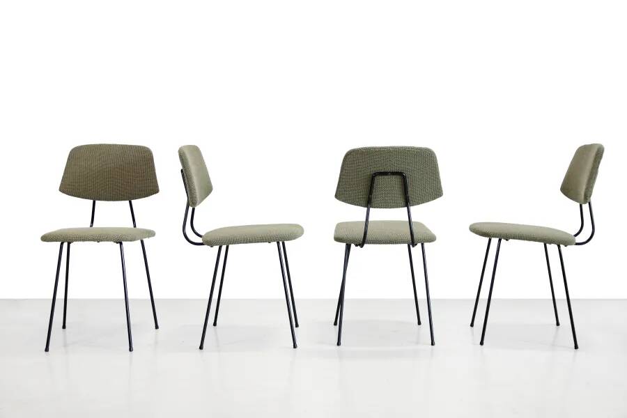 Ensemble de 4 chaises Rudolf Wolf pour Elsrijk