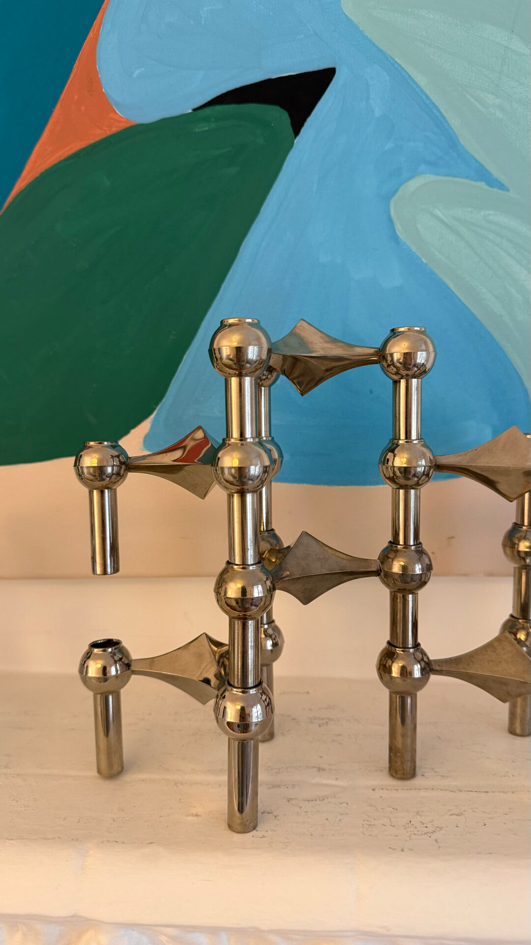 Set of 8 Stoff de Nagel candle holders