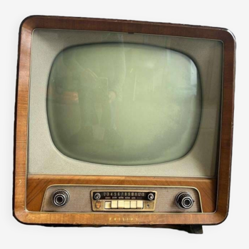 Télévision / tv vintage en bois