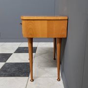 small hallway cabinet in unusual shape 1960s