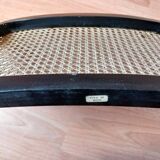 Set of 5 B32 Cesca chairs black lacquer by Marcel Breuer 80s Made in Italy