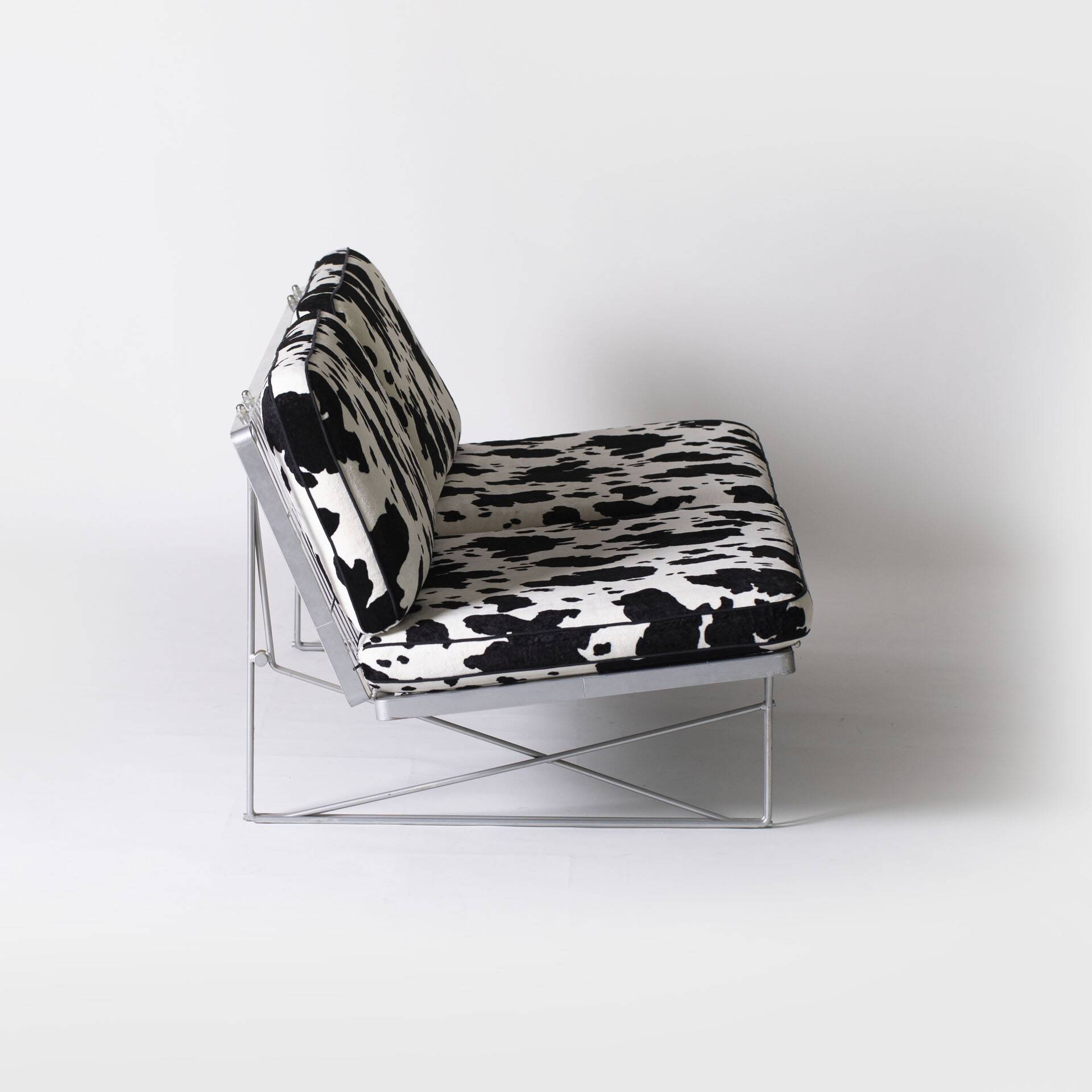 Canapé Moment de Niels Gammelgaard pour Ikea, années 1980 avec revêtement à motifs animaliers