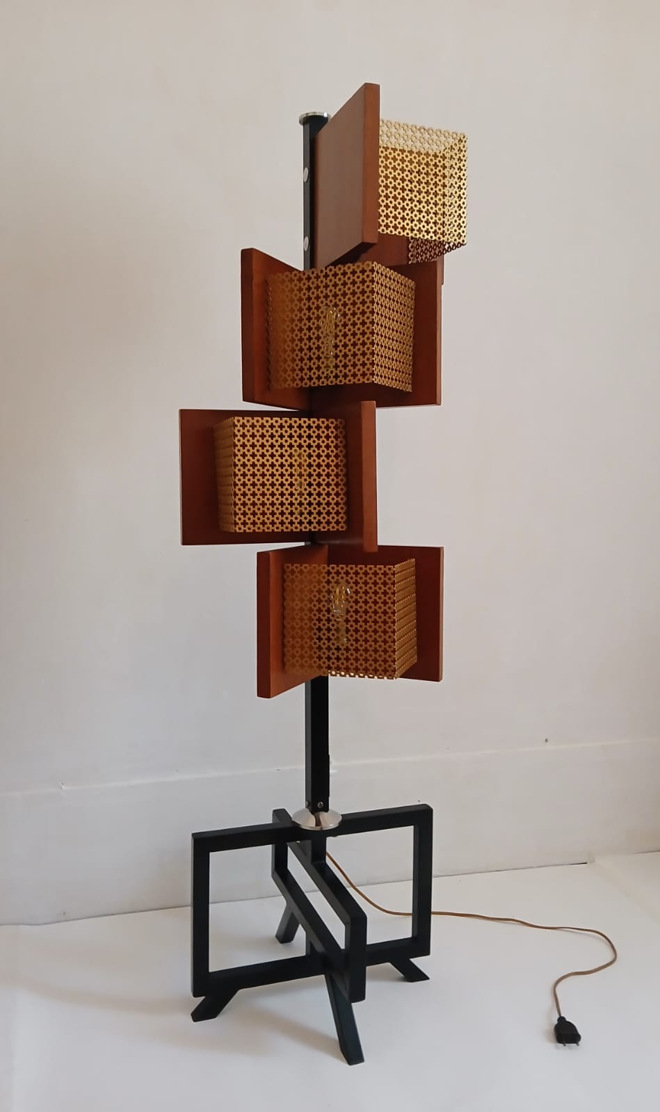 Rare modernist vintage floor lamp