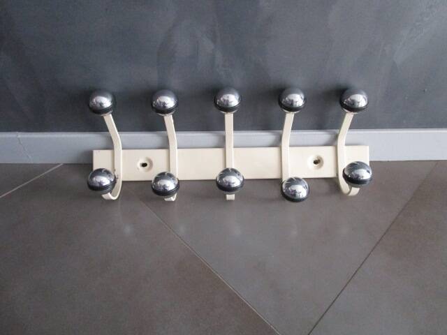 Vintage metal coat rack