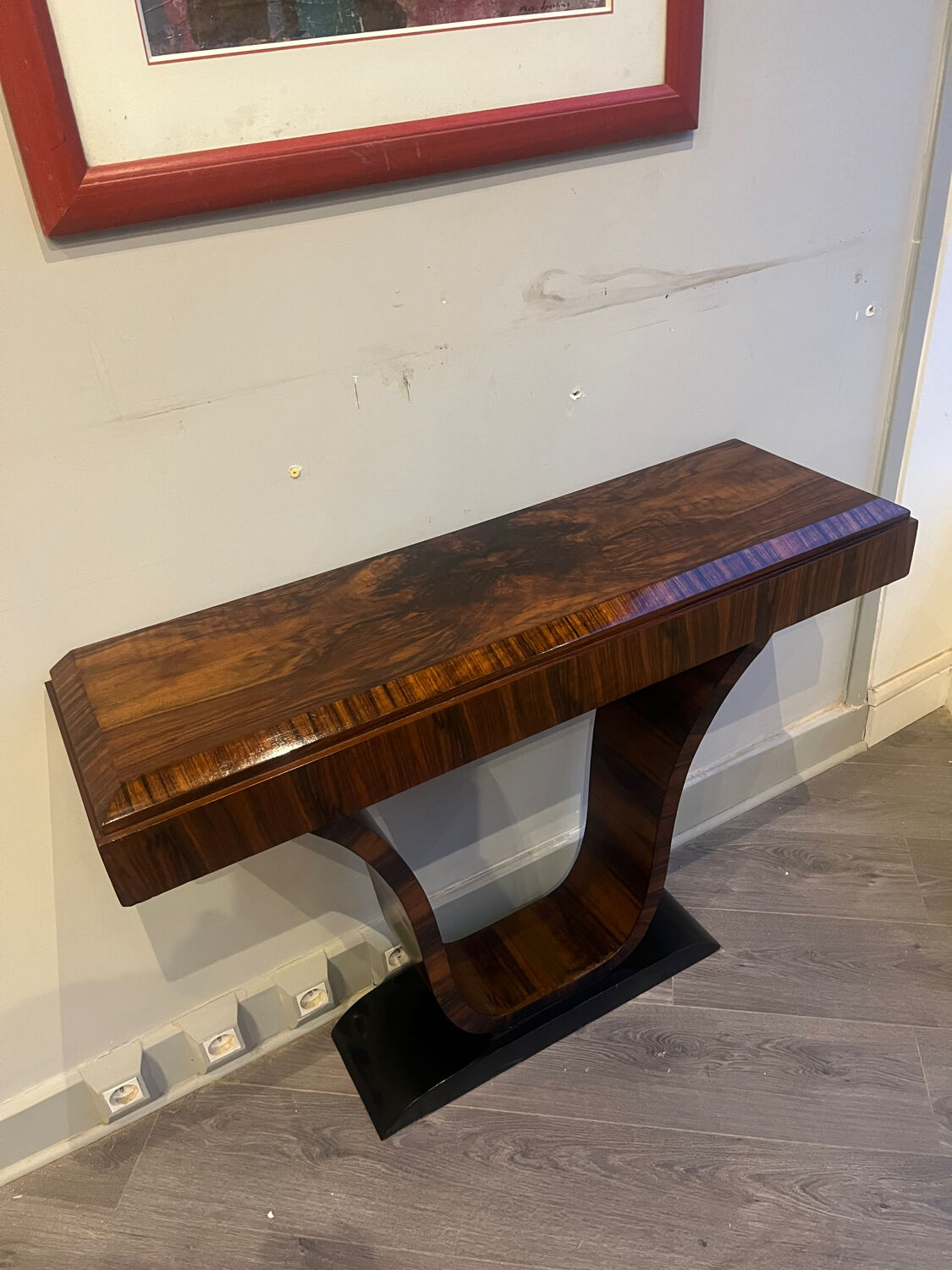 Art Deco pair of consoles