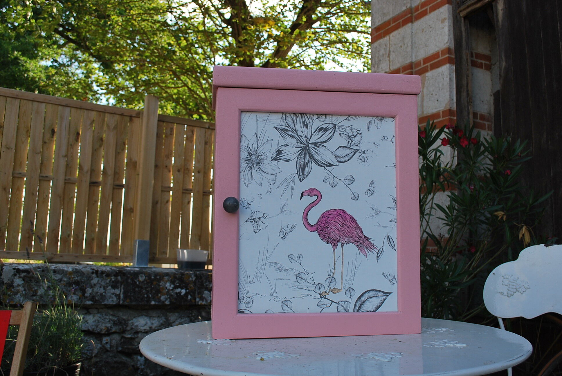 Pink pharmacy cupboard