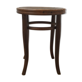 Small bar vintage Fischel beech stool