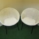 Paire de fauteuils Lloyd loom de 1922
