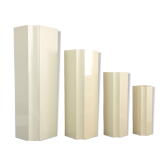Vases vintage gigogne Jacques Bédat en plastique année 70