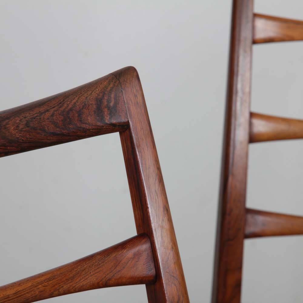 Set of 4 Scandinavian rosewood chairs by Niels Koefoed