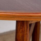 Very large Danish extendable dining table in rosewood model 212 by Arne Vodder for Sibast