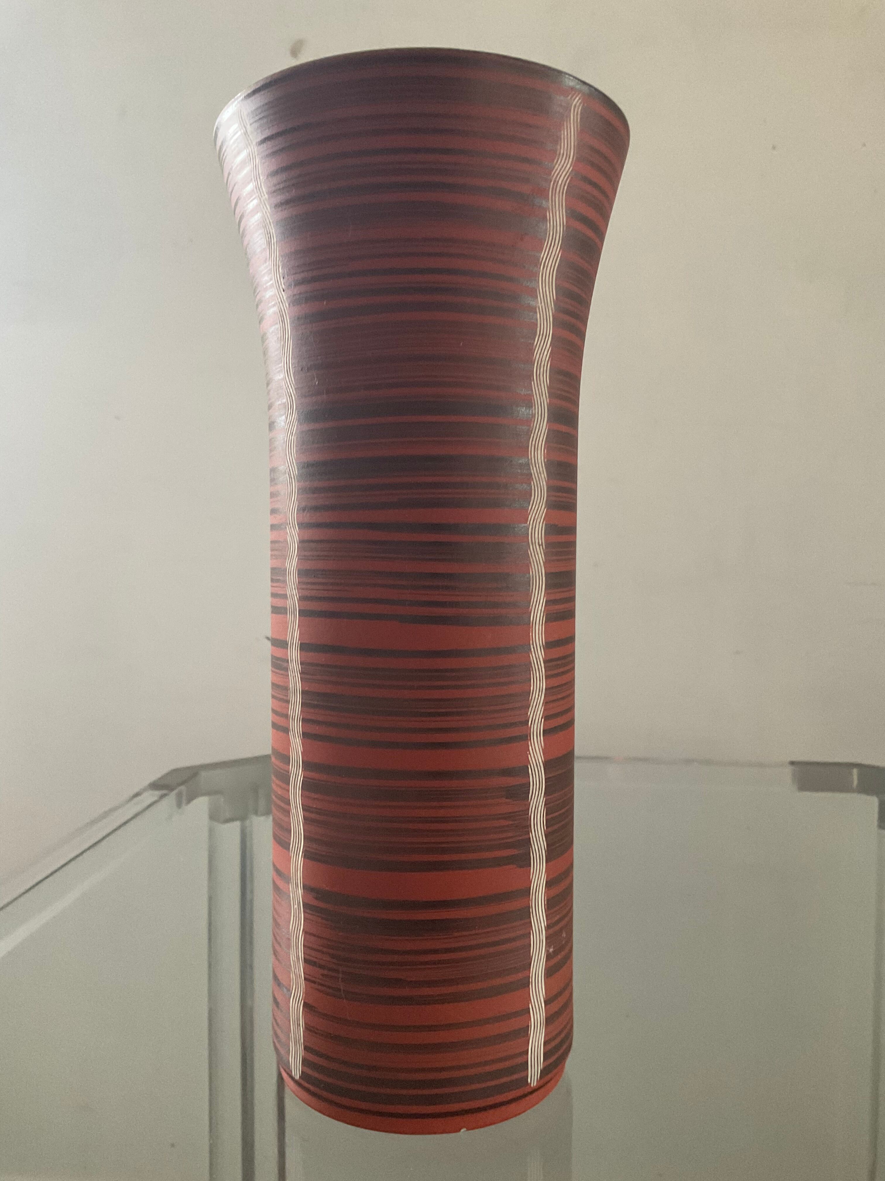 Duo of vintage vases West Germany 60s-70s