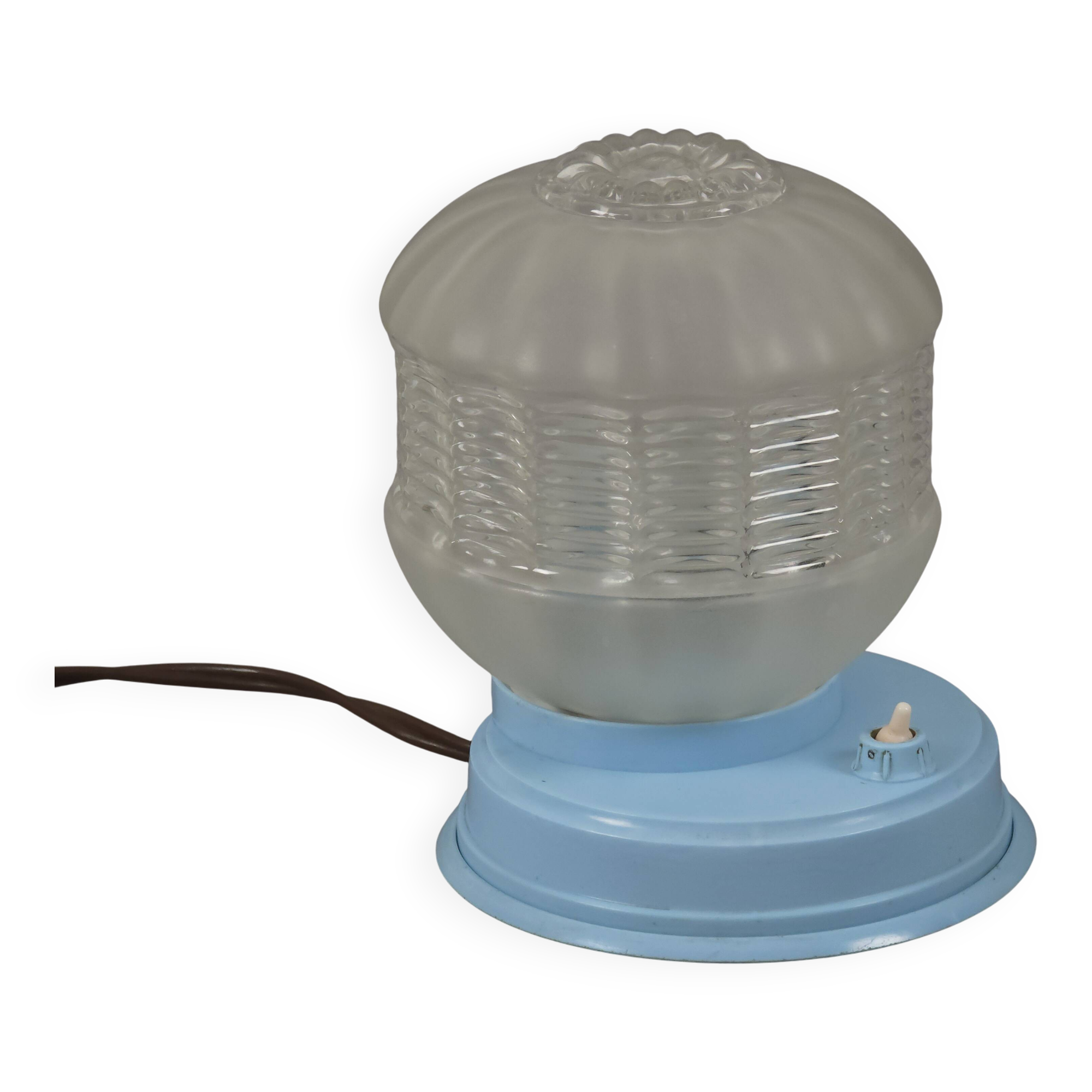 Vintage 1950s Mid Century Modern Bedside Table Light • MCM Atomic Space Age
