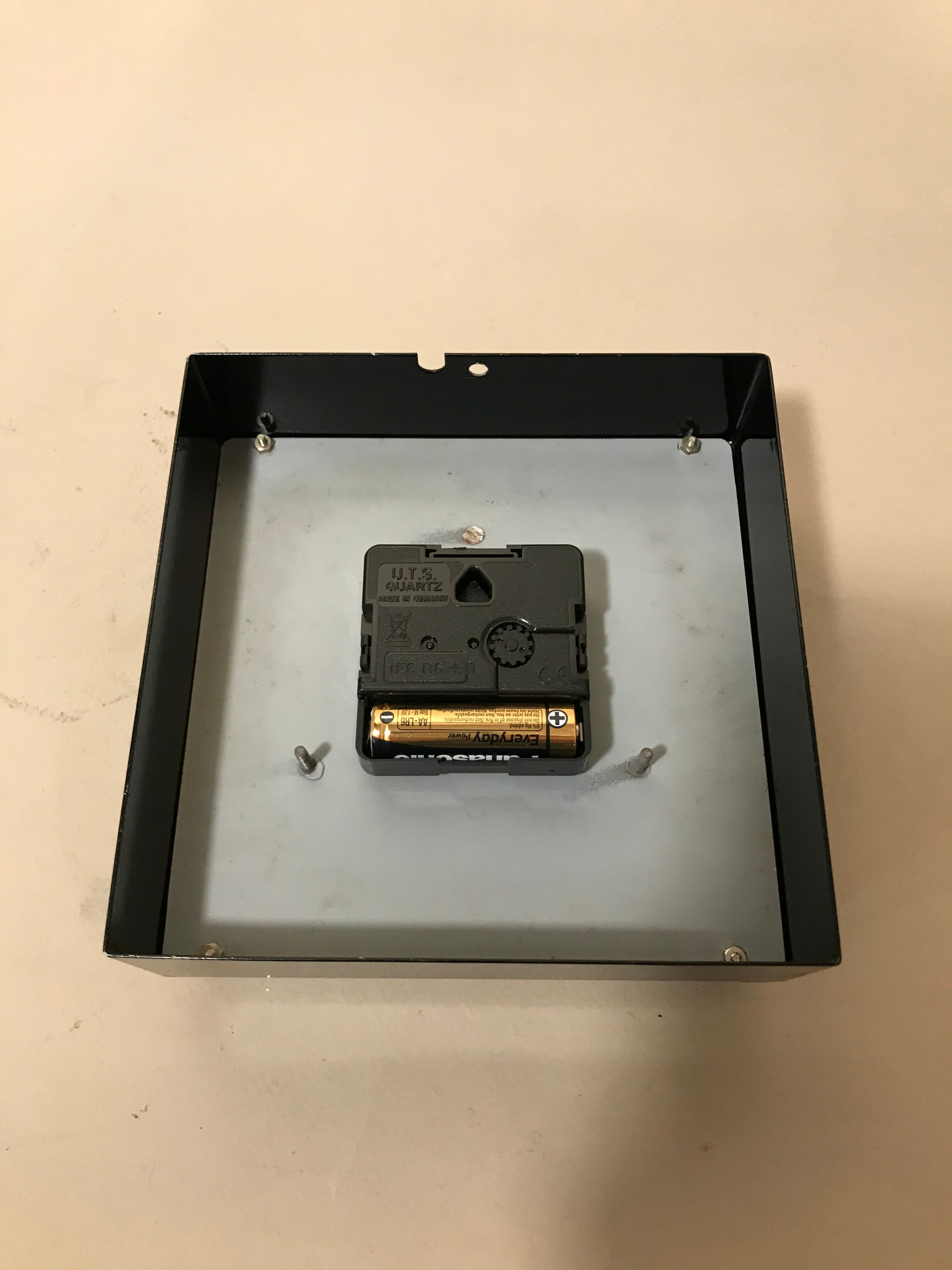 Lepaute industrial lepaute iron chrome clock