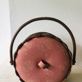 Working sewing box made of woven rattan