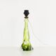 Vintage Belgian crystal glass table lamp by Val Saint Lambert