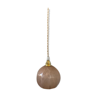 Suspension en verre vintage