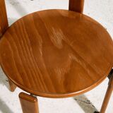 Beech dining set by Bruno Rey for Kusch & Co., Set of 7