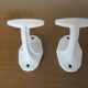 Pair of white cast iron patères art deco 30 40