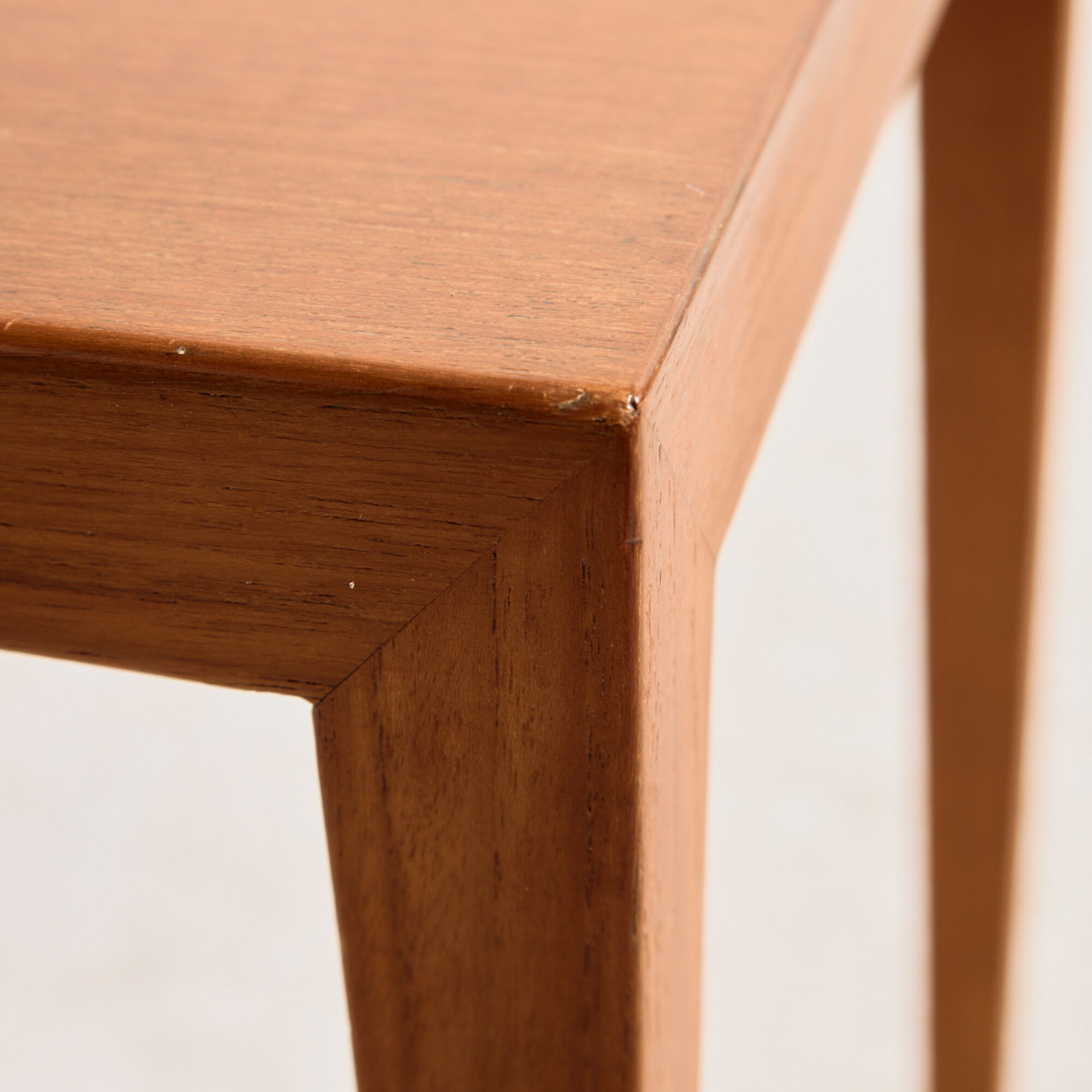 Tables gigognes modèle 163 en teck par Severin Hansen pour Haslev Møbelfabrik, ensemble de 3