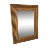 Mirror rattan rectangular 70 40x31cm