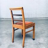 Set of Art Deco Belgian Side Chairs, 1930s