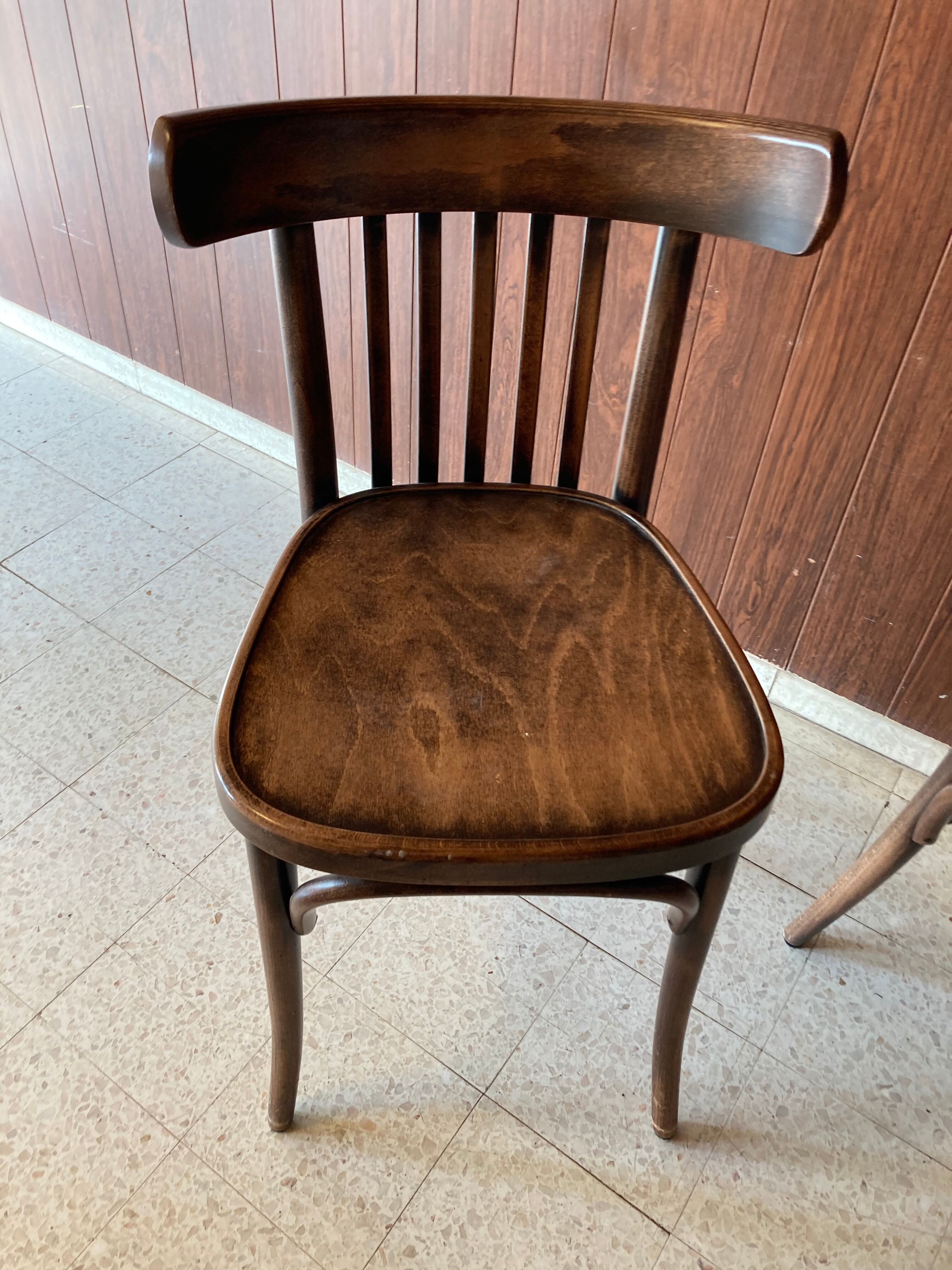 Pair of bistro chairs