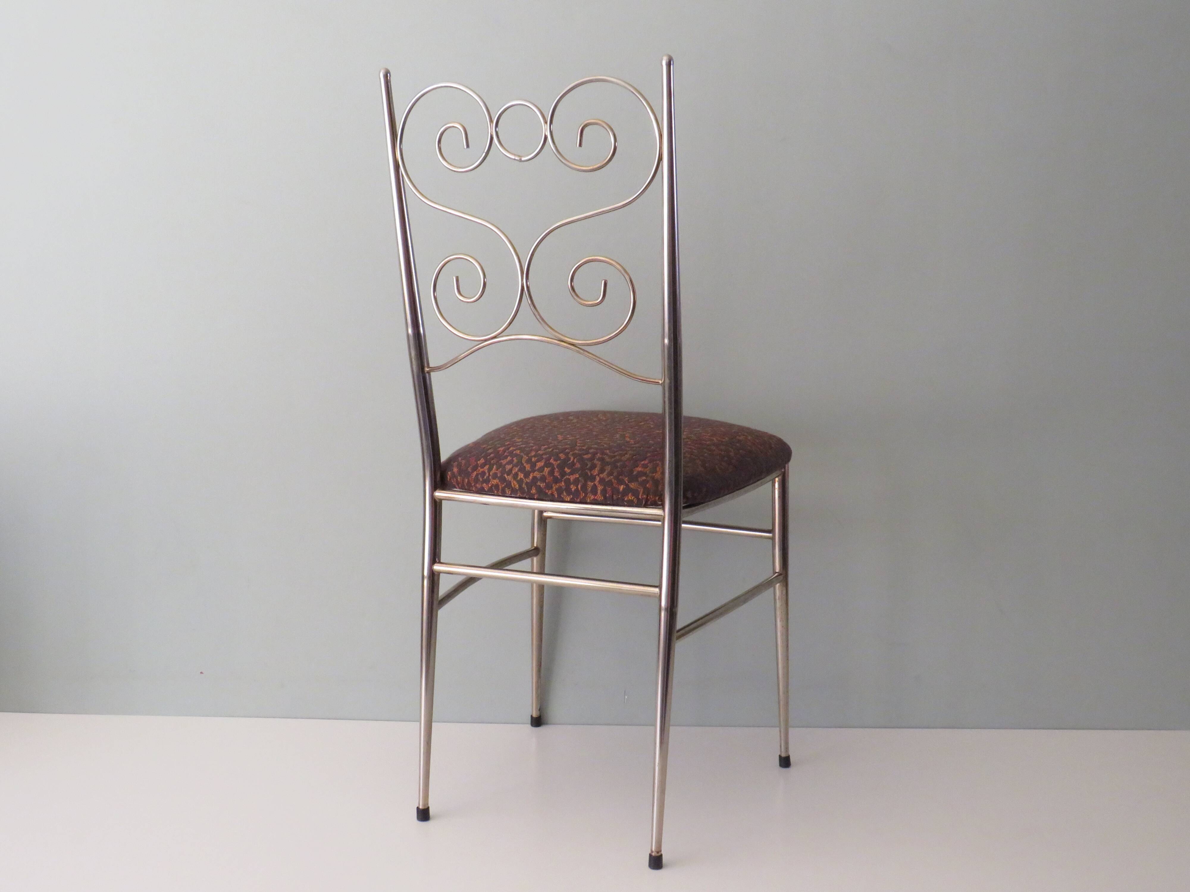 Brass chair, Italy from the 1950