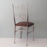 Brass chair, Italy from the 1950